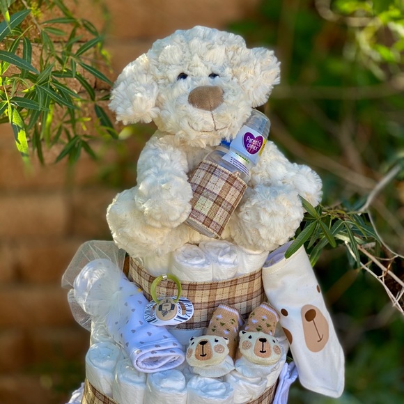 dog diaper cake